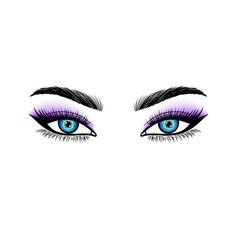 Sketch Of Female Eyes