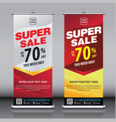 Roll Up Banner Design Super Sale