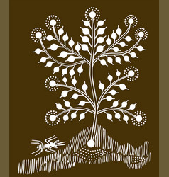 Traditional Warli Painting From Northern