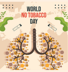 World No Tobacco Day Social Media Background