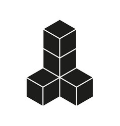 3d Cube Square Icon Eps 10