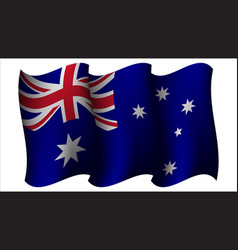 Australia Waving Flag Design