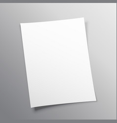 Blank Paper Mockup Design