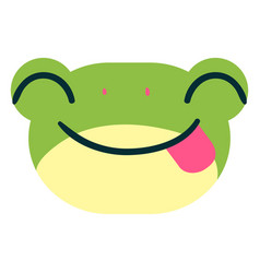 Frog Face Happy