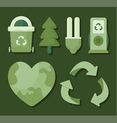 Sustainable Living Icons