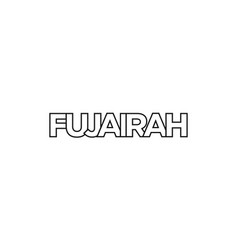 Fujairah In The United Arab Emirates Emblem