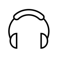 Simple Headphone Of Listen To Music