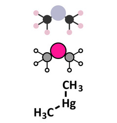 Dimethylmercury Organomercury Compound Molecule