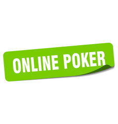 Online Poker Sticker Online Poker Label