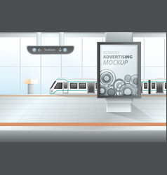 Subway Advertising Mockup