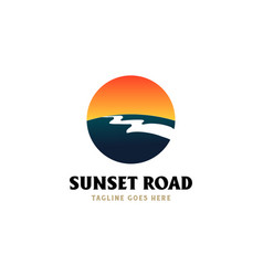 Simple Minimalist Sunset Sunrise Road Street