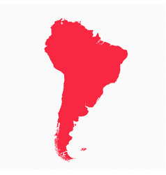 Abstract South America Simple Map Background