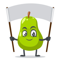 Pear Mascot Or Par Character