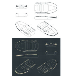 Rubber Boat Drawing