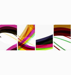 Abstract Colorful Wave Posters For Wallpaper