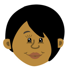 Black Girl Head Cartoon 3