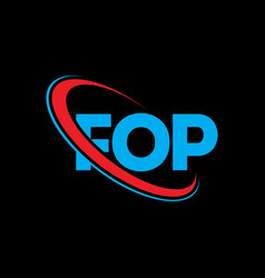 Fop Logo Letter Letter Logo Design