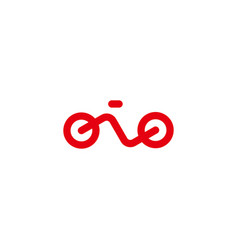 Letter N Simple Motorbike Logo Symbol