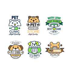 Logo For Pet Premium Shop Or Store And Clinic