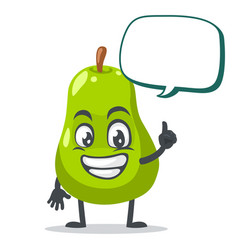 Pear Mascot Or Par Character