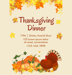 Thanksgiving Dinner Poster