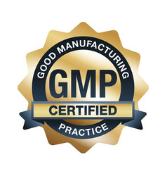 Gmp Certified Emblem Good Manufacturing Practices