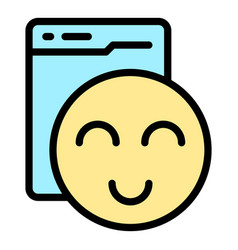 Web Seo Emoji Icon Flat