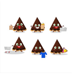 A Rich Slice Of Chocolate Tart Mascot Design