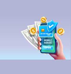 Mobile Banking Service Financial Payment