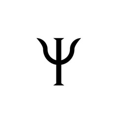 Letters Y And I Connected Simple Logo Symbol