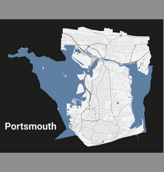 Portsmouth City Map Administrative Area