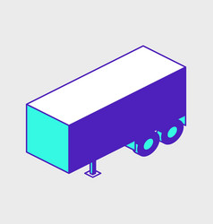 Semi Trailer Isometric