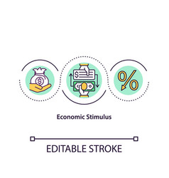 Economic Stimulus Concept Icon