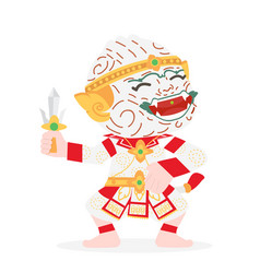 Hanuman Thai Character Cartoon