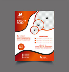 Beauty Flyer Or Poster Template Design