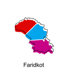 Faridkot City Of India Map