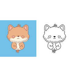 Cute Yorkshire Terrier Dog Clipart