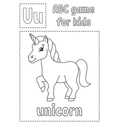 Letter U Is For Unicorn Abc Game Kids