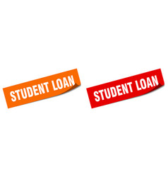 Student Loan Paper Peeler Sign Set Loan