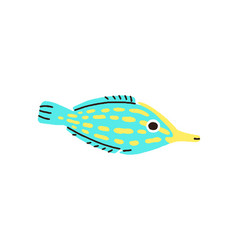 Cute Funny Fancy Fish Little Small Fictional