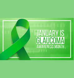 Glaucoma Awareness Month Concept Banner