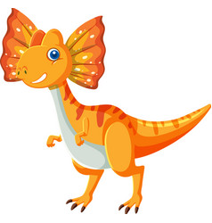 Cute Dilophosaurus Dinosaur Cartoon