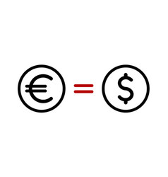 Euro Currency Equals Dollar Parity