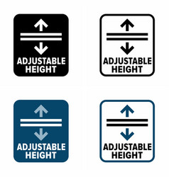 Adjustable Height Information Sign