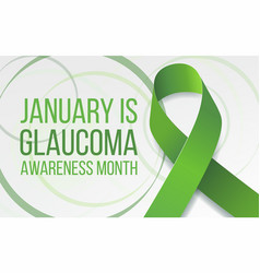 Glaucoma Awareness Month Concept Banner