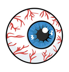 Human Big Red Blood Eye Ball