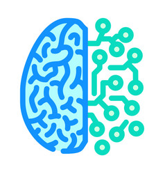 Brain Circuitry Neuroscience Neurology Color Icon