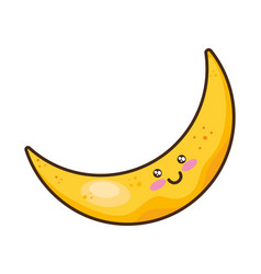 Kawaii Crescent Moon