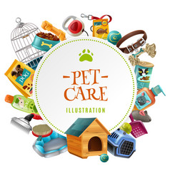 Pet Care Accessories Round Frame