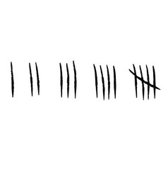 Tally Marks Prison Sticks Lines Counter